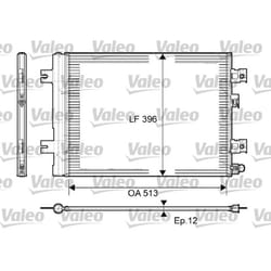 Condensatore, impianto di climatizzazione VALEO 814077