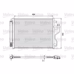 Indice: VAL814396. Larghezza della rete [mm]: 484. Lunghezza della rete [mm]: 374. Materiale: Alluminio. Numero del Produttor ...