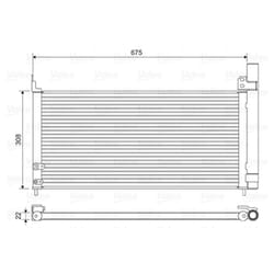 Condensatore, impianto di climatizzazione VALEO 814415