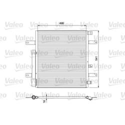 Condensatore, impianto di climatizzazione VALEO 815061