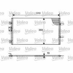 Condensatore, impianto di climatizzazione VALEO 817602