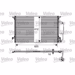 Condensatore, impianto di climatizzazione VALEO 817711