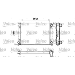 Radiatore, raffreddamento motore VALEO 883727