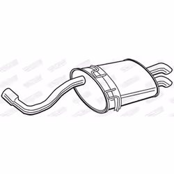 Silenziatore posteriore WALKER 22348 - Vista aggiuntiva 9
