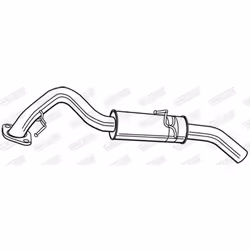 Silenziatore posteriore WALKER 22587 - Vista aggiuntiva 9