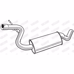 Silenziatore centrale WALKER 22884 - Vista aggiuntiva 10