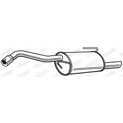 Silenziatore posteriore WALKER 23662 - Vista aggiuntiva 5