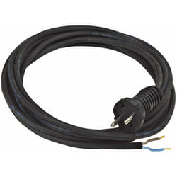 Brennenstuhl - 1169431, Cavo di alimentazione, 16A, 230 v, 3 m H07RN-F 2 x 1,5, Nero