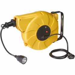 Avvolgicavo prolunga automatico Electric Abe 10 -10m + 1,5m di cavo 05vv-f 3g1,5 -1 presa 2p+t 16a/230v~ -1 prolunga. 2p+t 16 ...