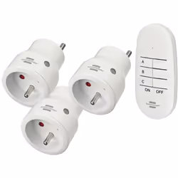 Dettagli tecnici Luogo d'impiego Ambiente interno Tensione di funzionamento 230 V Mini prese telecomandate programmabili Bren ...