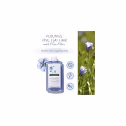 Klorane Shampoo Volumizzante alle Fibre di Lino 400ml