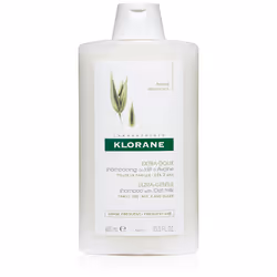 Klorane Shampoo al latte d'avena adatto a tutti i tipi di capelli, ideale per proteggere e rendere docili i capelli al pettin ...