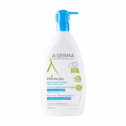 A-Derma Primalba è un latte detergente idratante per la pelle delicata dei bebè che non necessita di risciacquo.

Formato: fl ...
