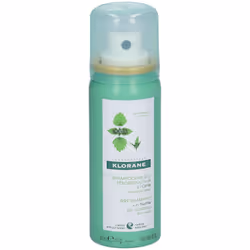 Klorane Shampoo Secco Ortica è ideale per capelli grassi. La sua formula a secco assorbe l'eccesso di sebo, donando leggerezz ...