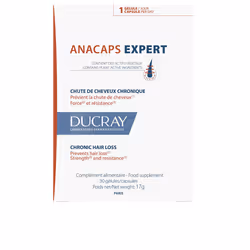 Ducray Anacaps Expert è un integratore, che rinforza le unghie e i capelli e li mantiene forti e sani.

Formato: confezione d ...