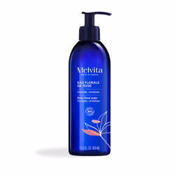 Melvita Acqua floreale di rosa 400ml, Lozione per viso, Donna, 400 ml, Pelle universale, Detergente, Idratante, Nutriente, Ri ...