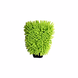 Realizzato in microfibra; Ideale per pulizia profesisonale della propria auto; Colore verde. Lubex guanto in microfibra per p ...