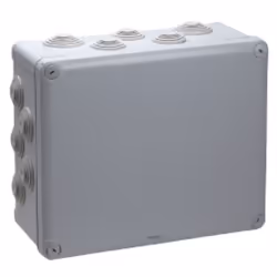 Scatola di derivazione a parete Schneider MUREVA, con le seguenti caratteristiche: Colore: grigio (RAL 7035) Montaggio superf ...