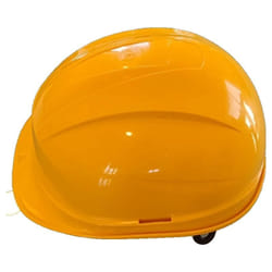 Delta Plus - Elmetto caschetto casco di protezione per lavoro cantiere muratore giallo in abs