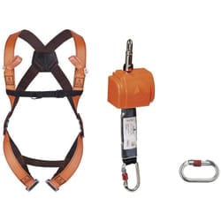 Delta Plus - Kit anticaduta ELARA140GT verticale 2,50 m taglia s/m/l arancione