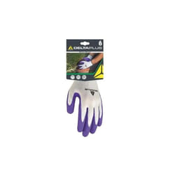 Delta Plus - Guanto da giardino in maglia di poliestere, palmo rivestito in schiuma di lattice, taglia 7