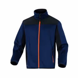 Codice: 3295249211356 Marca: DELTA PLUS. Cardigan Deltaplus Beaver Blu-Orange con Zip Tg. M