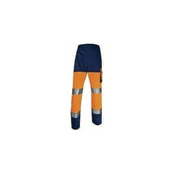 Delta Plus - Vigor-Blinky Pantaloni Panoply Phpa2-hv Blu-Orange Fluo Taglia m