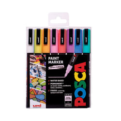 POSCA PC-3M Multicolore, Pastello 8 pz