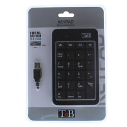 T'nB MPV1 tastierino numerico Computer portatile USB Nero