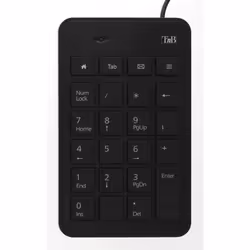 T'nB MPV1 tastierino numerico Computer portatile USB Nero