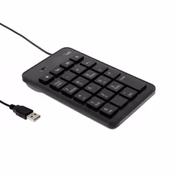T'nB MPV1 tastierino numerico Computer portatile USB Nero