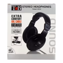 T'nB CSHOME1 cuffia e auricolare Cuffie Cablato A Padiglione Nero