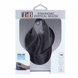 T'nB MUERGOV mouse Ufficio USB tipo A Ottico 1600 DPI - Vista aggiuntiva 2