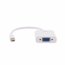 T'nB MIDPVGA cavo e adattatore video VGA (D-Sub) Mini DisplayPort Bianco