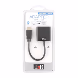 T'nB HDMIVGA cavo e adattatore video VGA (D-Sub) HDMI tipo A (Standard) Nero - Vista aggiuntiva 2