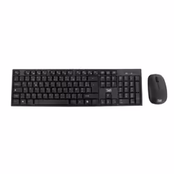 T'nB KBSCBK2 tastiera Mouse incluso Casa Wireless a RF + USB AZERTY Inglese britannico Nero - Vista aggiuntiva 4