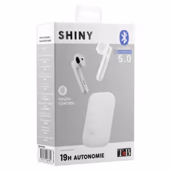T'nB EBSHINYWH cuffia e auricolare Cuffie Wireless In-ear Micro-USB Bluetooth Bianco - Vista aggiuntiva 4