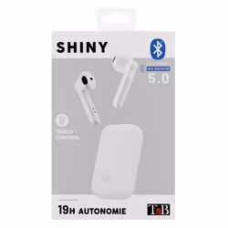 T'nB EBSHINYWH cuffia e auricolare Cuffie Wireless In-ear Micro-USB Bluetooth Bianco - Vista aggiuntiva 5