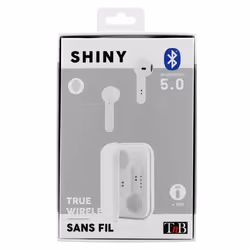 T'nB EBSHINYWH cuffia e auricolare Cuffie Wireless In-ear Micro-USB Bluetooth Bianco - Vista aggiuntiva 6