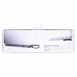 T'nB DOCKUSBC11 replicatore di porte e docking station per laptop Cablato USB 3.2 Gen 1 (3.1 Gen 1) Type-C Argento - Vista aggiuntiva 8