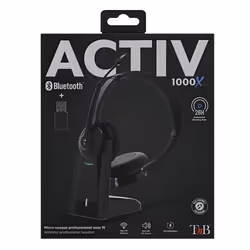 T'nB ACTIV 1000X Auricolare Wireless A Padiglione Musica e Chiamate Bluetooth Base di ricarica Nero - Vista aggiuntiva 4