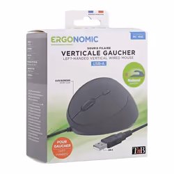 T'nB ERGONOMIC mouse Universale Mancino USB tipo A 1600 DPI - Vista aggiuntiva 6