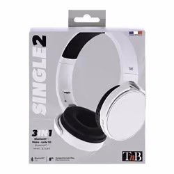 T'nB SINGLE 2 Auricolare Con cavo e senza cavo A Padiglione Musica e Chiamate Bluetooth Grigio - Vista aggiuntiva 6