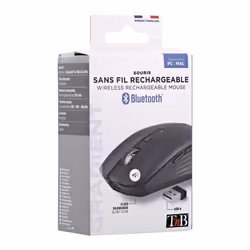 T'nB MWGRADIENTBK mouse Mano destra Bluetooth + USB Type-C 1600 DPI - Vista aggiuntiva 4