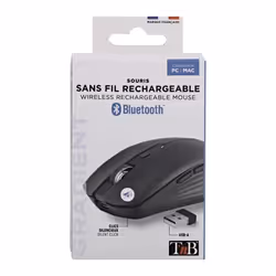 T'nB MWGRADIENTBK mouse Mano destra Bluetooth + USB Type-C 1600 DPI - Vista aggiuntiva 5