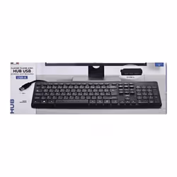 T'nB KBHUB tastiera USB Nero - Vista aggiuntiva 5
