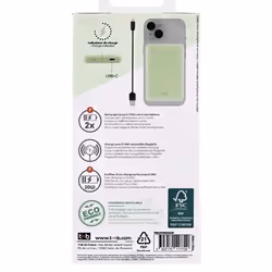 T'nB PBUMAG5GR batteria portatile 5000 mAh Carica wireless Verde - Vista aggiuntiva 8