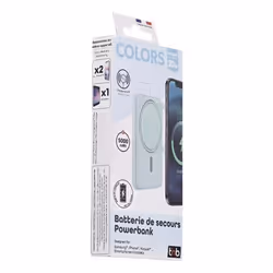 T'nB BUMAG5BL batteria portatile 5000 mAh Carica wireless Blu - Vista aggiuntiva 6