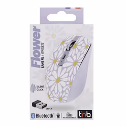 T'nB MWXFLOWER mouse Mano destra Bluetooth + USB Type-A 1600 DPI - Vista aggiuntiva 4