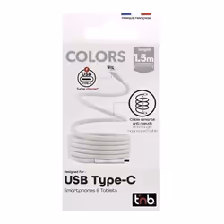 T'nB TCPDMAGWH cavo USB 1,5 m USB C Bianco - Vista aggiuntiva 4